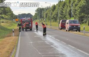 Panschwitz/Kamenz: LKW verliert Diesel auf 9km