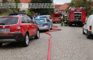 Bautzen: Feuer in der Goethestraße
