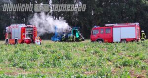 Niederkaina: Unimog brennt nach Durchsicht ab