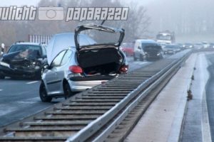 Winterlicher Unfall bei Löbau