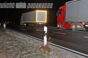 LKW können Glatteis nicht trotzen