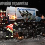 Bier landet auf B96 bei Neschwitz
