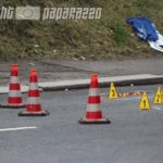 ^LKW rammt Radfahrerin in Radeberg