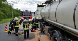 Leppersdorf: Feuerwehr verhindert Diesel-Katastrophe