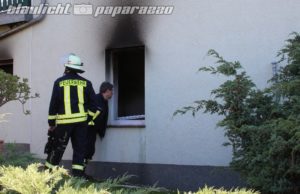 Großharthau: Waschmaschine geht in Flammen auf