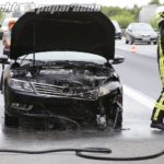 Hermsdorf: VW gerät auf A4 in Brand