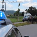 Neukirch/Lausitz: Pferdekutsche rast in Auto