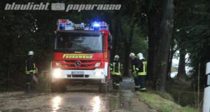 Steina/Gersdorf: Unwetter sorgt für Feuerwehreinsätze