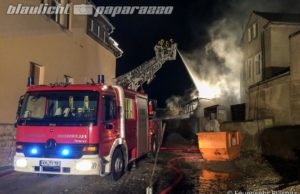 Großröhrsdorf: Schuppenbrand – Polizei ermittelt wegen Brandstiftung