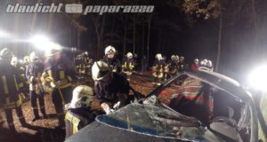 Schmorkau: Feuerwehr übt Vorgehen beim Verkehrsunfall