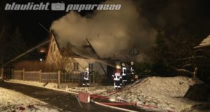 Oppach: Großfeuer vernichtet Einfamilienhaus