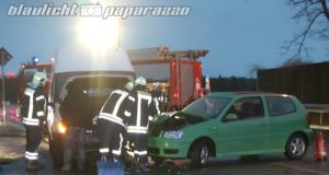 Radeberg: Vorfahrtscrash auf der Kamenzer Straße