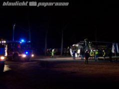 Neschwitz: LKW fängt mitten in der Nacht Feuer