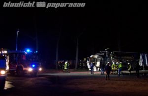 Neschwitz: LKW fängt mitten in der Nacht Feuer