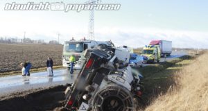 Leppersdorf: Umgekippter LKW sorgt für stundenlange Sperrung