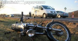 Schirgiswalde-Kirschau: Mopedfahrer kracht gegen Transporter