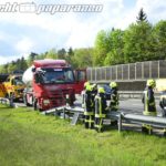 Brummi-Crash auf der A4 bei Hermsdorf