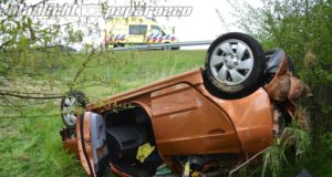 Burkau: Kia überschlägt sich auf der Autobahn