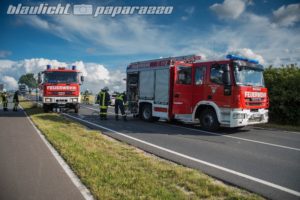 Seifersdorf: Auto gerät in Brand