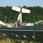 Kamenz: Flugzeug abgestürzt und in Solarfeld gekracht