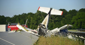 Kamenz: Flugzeug abgestürzt und in Solarfeld gekracht