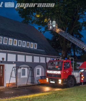 Unwetter richtet bei Zittau Schäden an