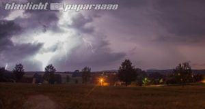 Ostsachsen: Unwetter zieht über die Region