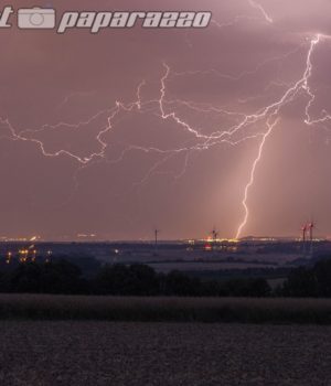 Unwetter wütet über dem Pulsnitztal