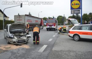 Kreuzungscrash in Kamenz – zwei Personen verletzt