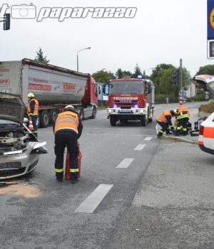 Unflal an Kreuzung in Kamenz