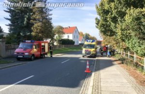 Motorradfahrer verunglückt in Pulsnitz