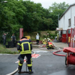 Werkstatt in Coswig brennt komplett aus