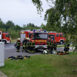 Werkstatt in Coswig brennt komplett aus