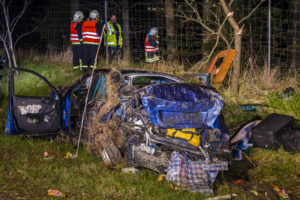 Schwerer Unfall auf der A4 bei Ohorn