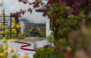 Feuerwehreinsatz während Tag der offenen Tür