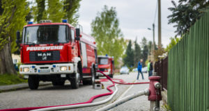 Brand in Kamenz wurde durch Funkenflug ausgelöst