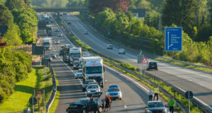 Verkehrsunfall auf der A4 bei Ohorn