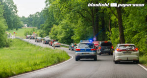 Straße dicht, weil Schranke nicht mehr hoch ging