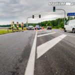 Schwerer Auffahrunfall an der Autobahnauffahrt Pulsnitz