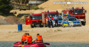 Beim Baden vermisst – Suchaktion in der Kiesgrube Ottendorf