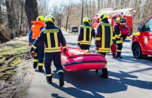 Feuerwehr muss Hund aus Angelteich bergen