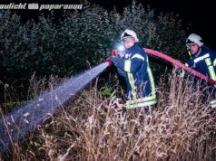 Mysteriöse Brandstiftung an Böschung in Ohorn