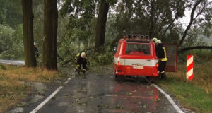 Unwetter zieht über Oßling & Bernsdorf/OL