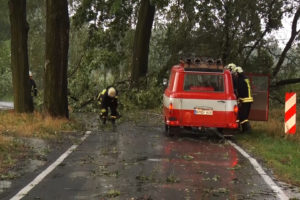 Unwetter in Bernsdorf und Döbra