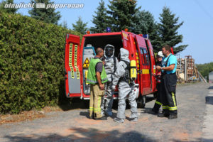 Pulsnitz – Zischende Gasflaschen lösen Gefahrenguteinsatz aus