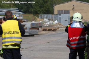 Pulsnitz – Zischende Gasflaschen lösen Gefahrenguteinsatz aus