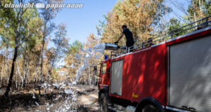 Massiver Wasser-Einsatz soll Waldbrandsituation entspannen