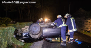 Auto überschlägt sich in Reichenau