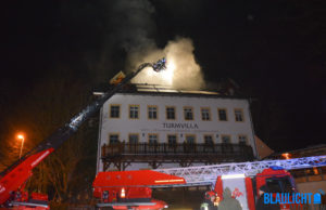 Großbrand in Hotel in Bad Muskau
