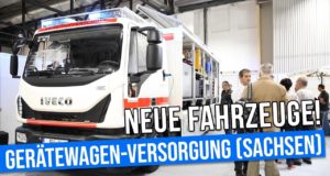 26 Spezialfahrzeuge an den Katastrophenschutz übergeben
